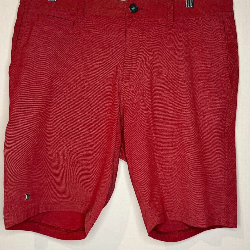 LINKSOUL Mens Solid Boardwalker Short - Red, Size 34